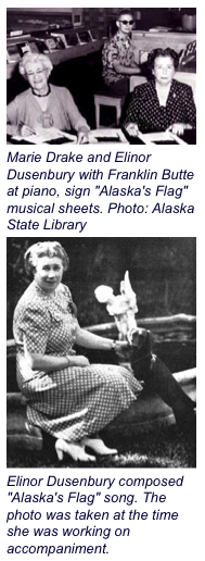 Alaska flag and song history